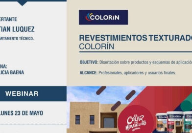 Webinar COLORÍN “REVESTIMIENTOS TEXTURADOS”