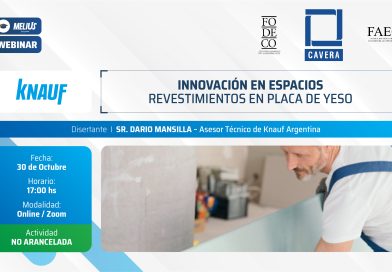 Webinar KNAUF: Innovación en espacios – revestimientos en placa de yeso