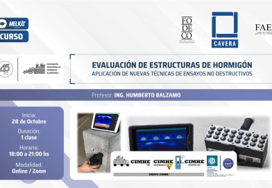 Curso Evaluación de estructuras de hormigón – Aplicación de nuevas técnicas de ensayos no destructivos