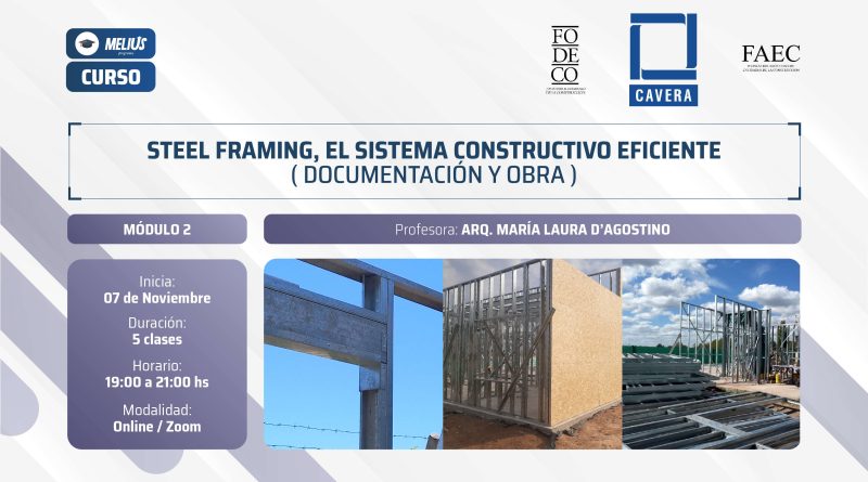 Curso Steel framing, el sistema constructivo eficiente – Documentación y obra – Módulo 2