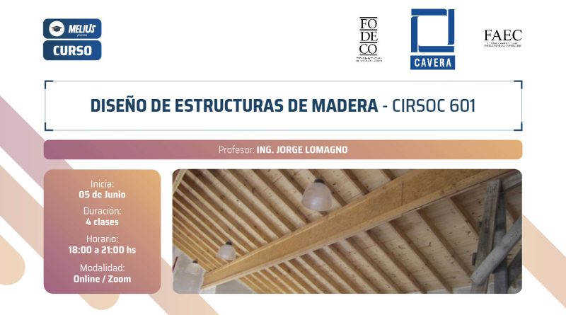 Curso Diseño de estructuras de madera – CIRSOC 601