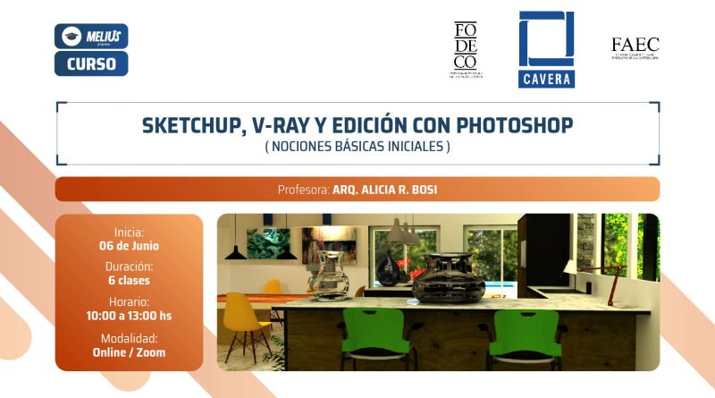 Curso Sketchup, V-Ray y edición con Photoshop