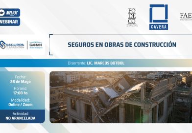 Webinar Seguros en obras de construcción – GRUPO AD TAVERNA S.A. (Grupo GAMAN) – Actividad no arancelada