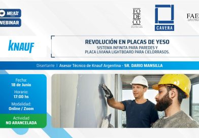 Webinar KNAUF Argentina: Revolución en placas de yeso – Actividad no arancelada