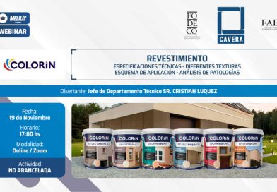 Webinar COLORÍN – Revestimiento – Actividad no arancelada