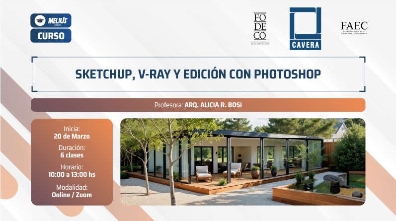 Curso Sketchup, V-Ray y edición con Photoshop