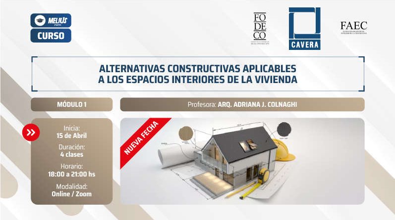 Curso Alternativas constructivas aplicables a los espacios interiores de la vivienda