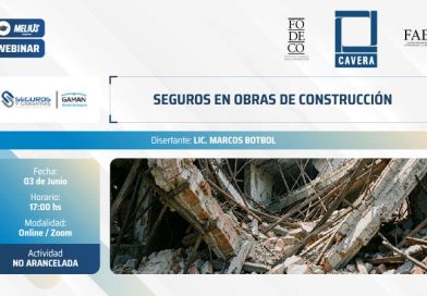 Webinar Seguros en obras de construcción – Actividad no arancelada