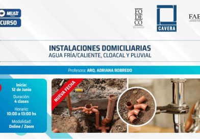 Curso Instalaciones domiciliarias: agua fría/caliente, cloacal y pluvial