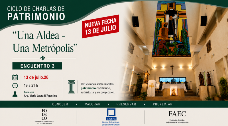 Ciclo de charlas de patrimonio – Módulo 1: Templos – Encuentro 3: Materialidad e Inmaterialidad