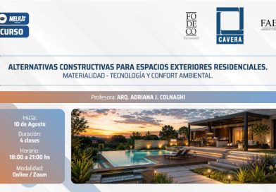 Curso Alternativas constructivas para espacios exteriores residenciales. Materialidad, tecnología y confort ambiental