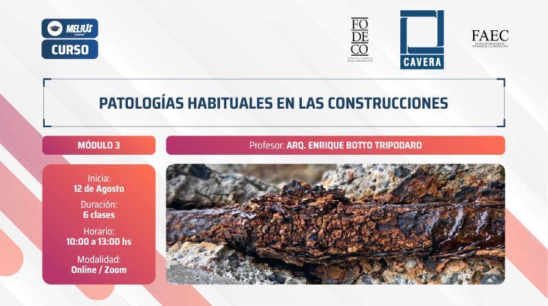 Curso Patologías habituales en las construcciones – Módulo 3