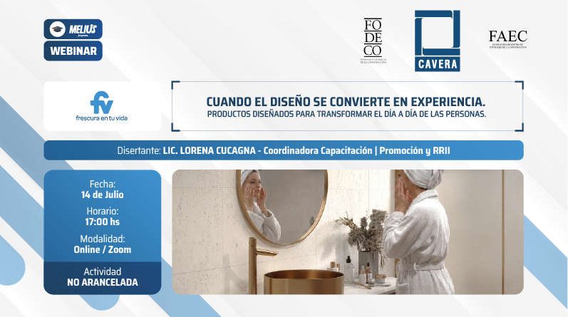 Webinar fv “Cuando el diseño se convierte en experiencia” – Actividad no arancelada