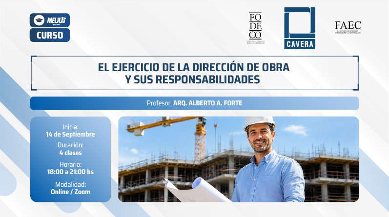 Curso El ejercicio de la dirección de obra y sus responsabilidades