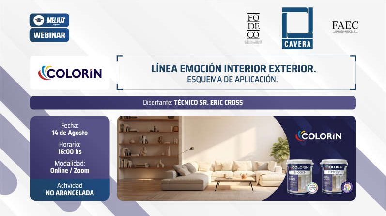 Webinar COLORÍN – Línea Emoción Interior exterior. Actividad no arancelada