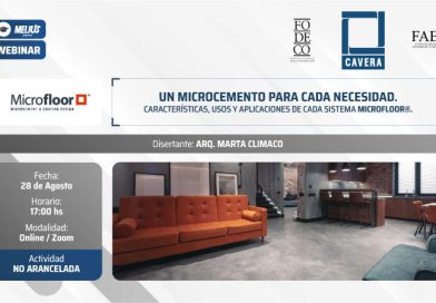 Webinar MICROFLOOR – Un microcemento para cada necesidad – Actividad no arancelada