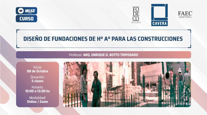 Curso Diseño de fundaciones de H°A° para las construcciones