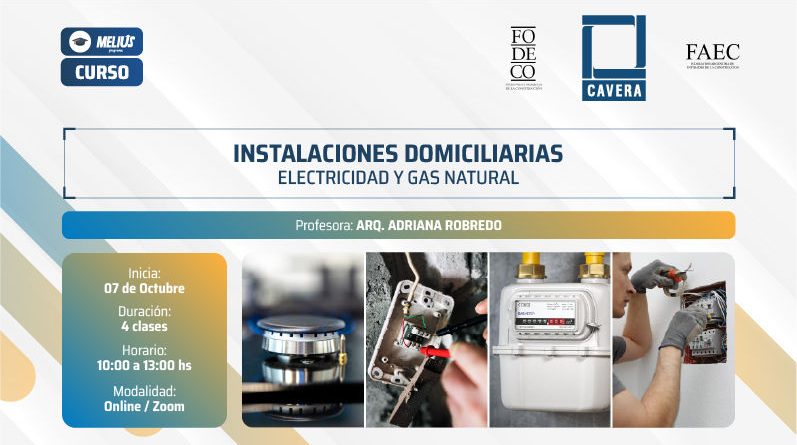 Curso Instalaciones domiciliarias – Electricidad y gas natural