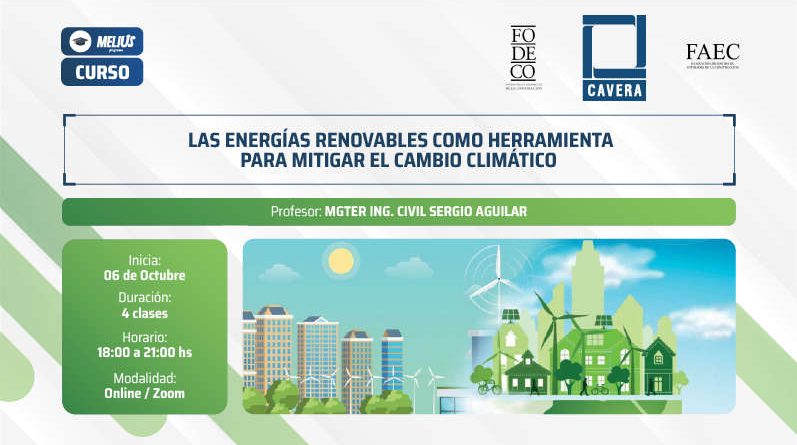 Curso Las energías renovables como herramienta para mitigar el cambio climático