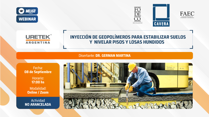 Webinar URETEK Argentina – Inyección de geopolímeros para estabilizar suelos y nivelar pisos y losas hundidos